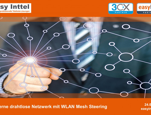 Moderne drahtlose Netzwerk mit WLAN Mesh Steering