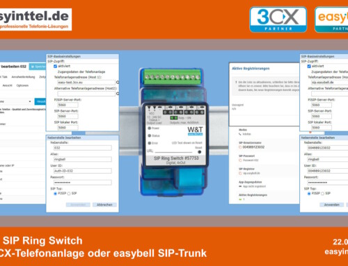 Geschützt: W&T SIP Ring Switch an 3CX-Telefonanlage oder easybell SIP-Trunk